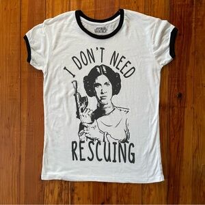 Star Wars Princess Leia Ringer Tee